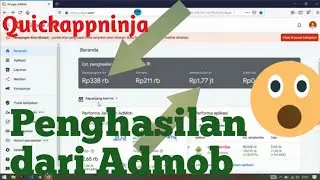 CARA MENGHASILKAN UANG DENGAN ADMOB, MEMBUAT APLIKASI ANDROID GRATIS TANPA CODING, MUDAH, DAN AMAN.