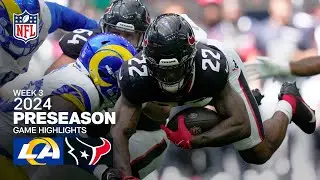 Los Angeles Rams vs. Houston Texans | 2024 Preseason Week 3 Game Highlights