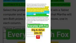 DIG & DELVE INTO GMAT DI - Q77 #gmat700 #gmatsuccess #datainterpretation #datainterpretationtricks