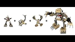 Building Lego Mixels Series 3 Gray Spikels Max