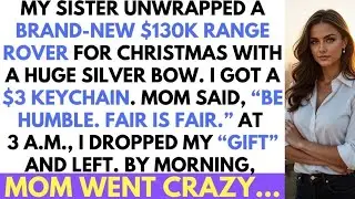 My Sister Got A $130K Range Rover For Christmas, While I Got A $3 Keychain  Mom Exploded When I