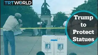 Trump signs order to prosecute protesters vandalising statues
