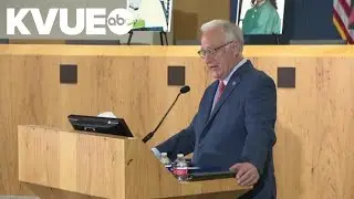 Austin Mayor Kirk Watson address community following Yogurt Shop Murders announcement
