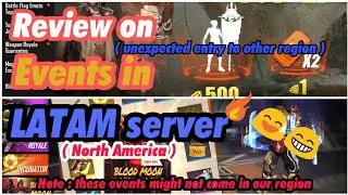 North American server events and their topup rewards 🔥🔥