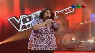 La voz Argentina / Silvia Fernandez  - Alfonsina y el mar (sonido de alta calidad)