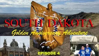 Ep4 South Dakota RVING to Corn Palace Dignity Sculpture St Joseph Indian School Badlands Chamberlain