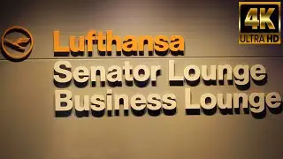 BUSINESS LOUNGE - Frankfurt Airport 🇩🇪 (4K)
