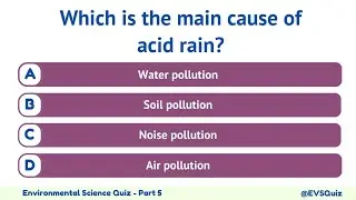 Environmental Science Quiz - Part 5/10 | June 5 Special Quiz for World Environment Day 🌍🌱