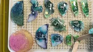 Crafting beauty, one piece at a time. 🌟✨ Turning paper and resin into wearable art.