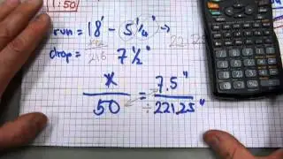 Grade calculations: verify grade, given run and drop (ft-in&metric)
