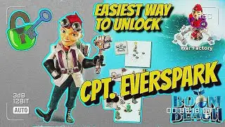 UNLOCKING CPT. EVERSPARK || NEW HERO || WAR FACTORY || HEAVY ZOOKA || BOOM BEACH