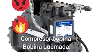 reparación e instalación compresor semi hermético.