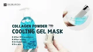 KOREA MASK /DR.DRAWING REAL COLLAGEN COOLING GEL MASK / COLLAGEN MASK / Soothing / Moisturizing