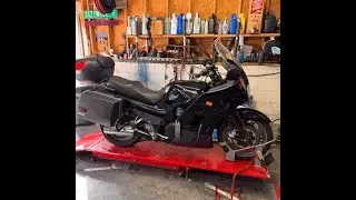 Kawasaki Concours Steering Head Bearing Service  How Much Does A Cheap Motorcycle Cost?? Episode 6