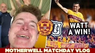 FANS RETURN TO FULL CAPACITY AS WATT WINS IT FOR ‘WELL!! Motherwell 1-0 Dundee VLOG!!