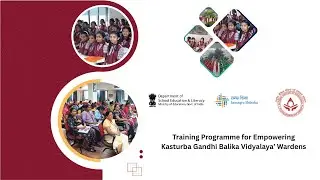 Odisha KGBV Master Trainers Training Program