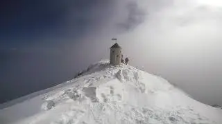 Jesenski Triglav, zimske razmere | gopro 4