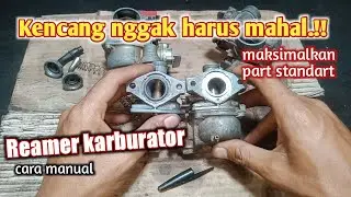 Cara Reamer Karburator honda grand | Lebih responsif Nafas panjang