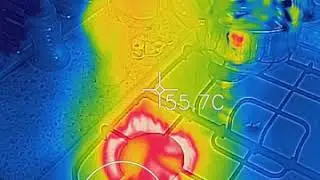 Включаем газ и снимаем на тепловизор flir