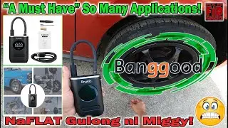 Enusic TP03 Digital Air Pump - Wireless Powerful Portable Budget Tire Inflator from Banggood