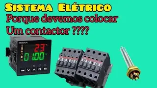 Porque que eu tenho que ligar um contactor No controlador.