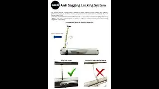 Tradebase Window Winder Anti Sagging Chain Tension System