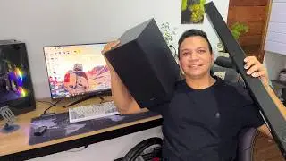 Soundbar Samsung Hw b550 review e conexao no Pc computador e dicas
