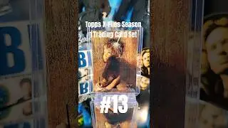 Topps X-Files Season 1 Trading Card Set #13 #iwanttobelieve #rarecard #mulder #scully #xfiles #90s