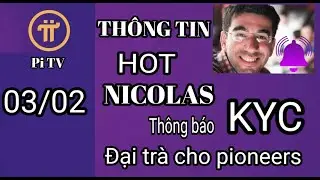 THÔNG TIN MỚI NHẤT TỪ NICOLAS SẼ CÓ KYC SỚM TỪ TUẦN SAU