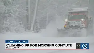 VIDEO: Winter Storm Digger deposits a lot of snow in southeastern Connecticut