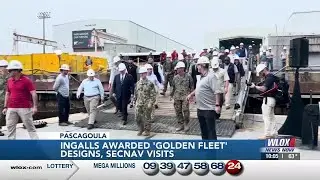 Top US Navy, Marine Corps officials tour Ingalls Shipbuilding