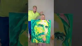 Day 105: Showing my art ❤️&zwj;🔥♾️&spades;️ #jesus #jesusart #modernart #faithoverfear #amen #god