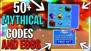 *NEW* 50+ MYTHICAL CODES WITH EGGS ON MINING SIMULATOR - ROBLOX