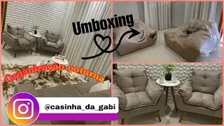 CHEGARAM MINHAS POLTRONAS OPALA DECORATIVA (umboxing)+ organização noturna #poltronas #faxina