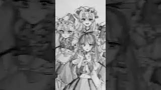 最強セコム #東方 #霧雨魔理沙 #博麗霊夢 #レミリア #八雲紫 #イラスト #shorts #short#二次創作