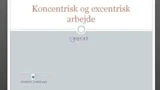 koncentrisk og excentrisk arbejde
