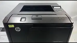 TESTE DE FUNCIONAMENTO HP LASERJET PRO400 M401N Z436