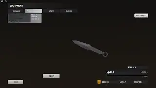 Classic Throwing Knife Legendary Skin [Roblox Bad Business]