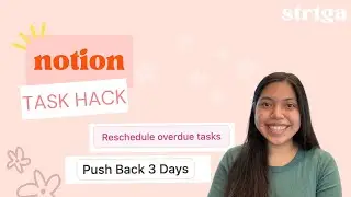 How to Reschedule Tasks in Notion with One Button! (Two Workflows)