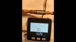 F1CJN RF Power Meter using a HP33330B detector.