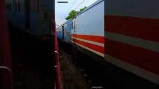 Gatimaan Express vs Passenger Train Parallel Race #trainvideo #shortsvideo#shorts #locopilot#railway