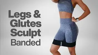15 Minute Bum & Legs Workout (Booty Bands | Glute Lift + Leg Tone at Home)
