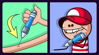 15 Tatilde Ödevden Sıkılınca 😂 (EN KOMİK ANİMASYONLAR)