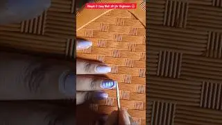 Easy Nail Art with Earbuds 💅 | Beginner Friendly Hack #shorts #nailart #naildesign #trending #design