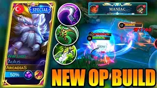MANIAC!! AULUS NEW OP BUILD!! ENEMIES CAN'T MOVE 😱🔥AULUS BEST BUILD AND EMBLEM 2023 | AULUS MLBB