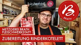 Metzgerei Brath - Fleischwerkstatt - Zubereitung Rinderkotelett im Ofen