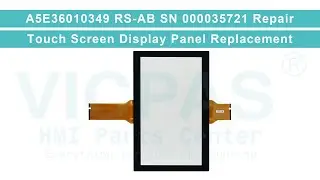 A5E36010349 RS-AB SN 000035721 HMI Panel Glass Replacement