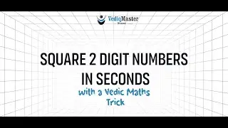 Square Any 2-Digit Number in 5 Seconds (Vedic Maths Trick)