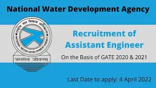 NWDA Recruitment for Assistant Engineer through GATE 2020 & 2021 | YourPedia Job Update