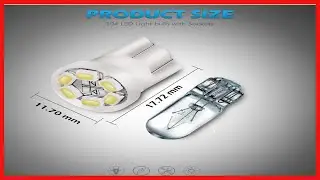 Great product -  Partsam T10 194 168 LED Dash Instrument Light Bulbs White with Twist Lock Socket, S